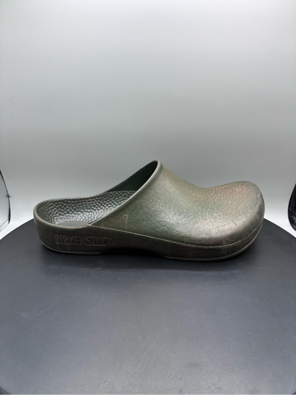 Birkenstock Super-Birki Polyurethane Clog Womens 7 Olive Green